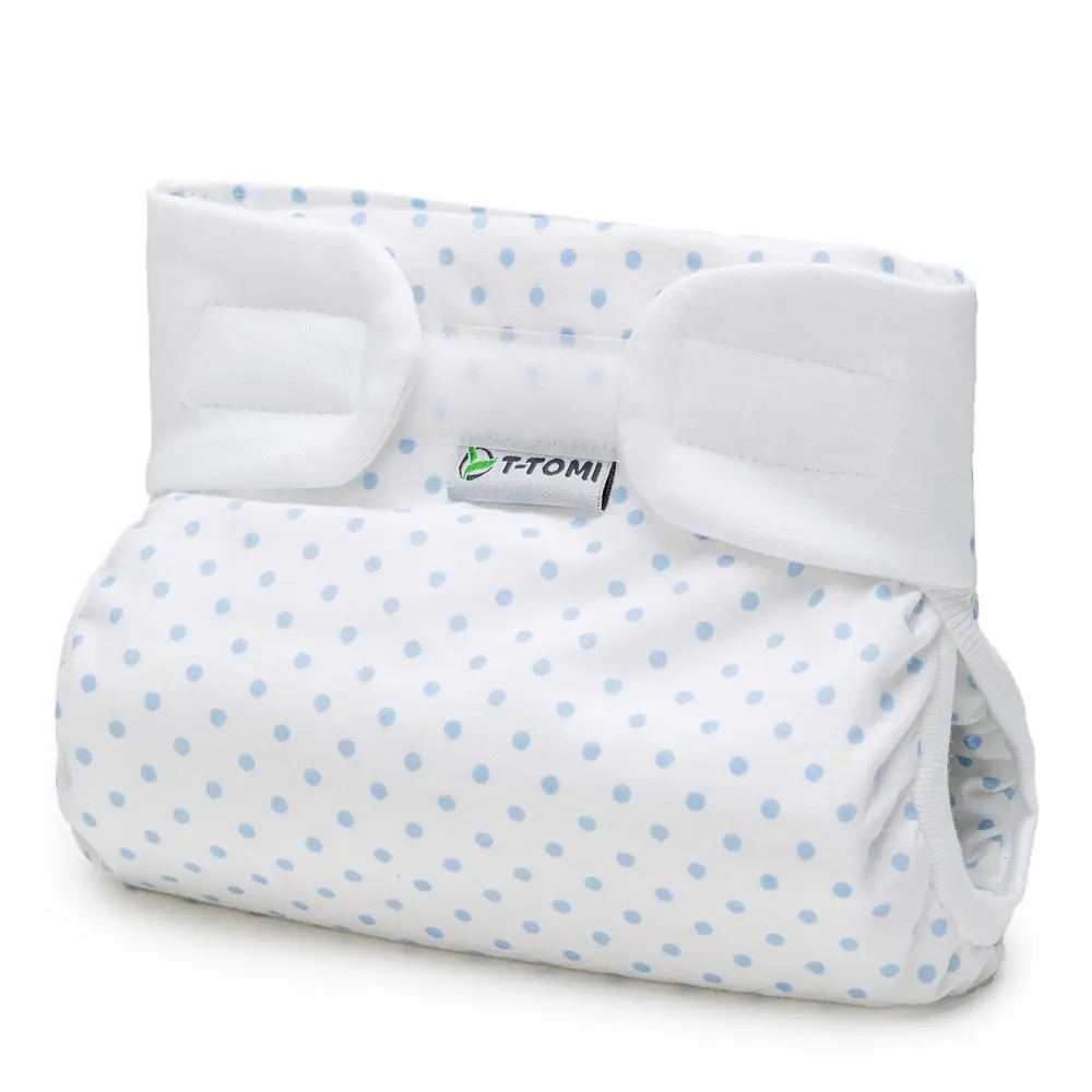 T-TOMI Ortopedické abdukční kalhotky - suchý zip Blue dots (3-6kg)