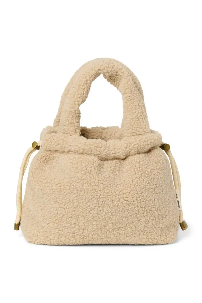 Studio Noos Teddy Mini Bag taštička se stahovací stuhou Ecru