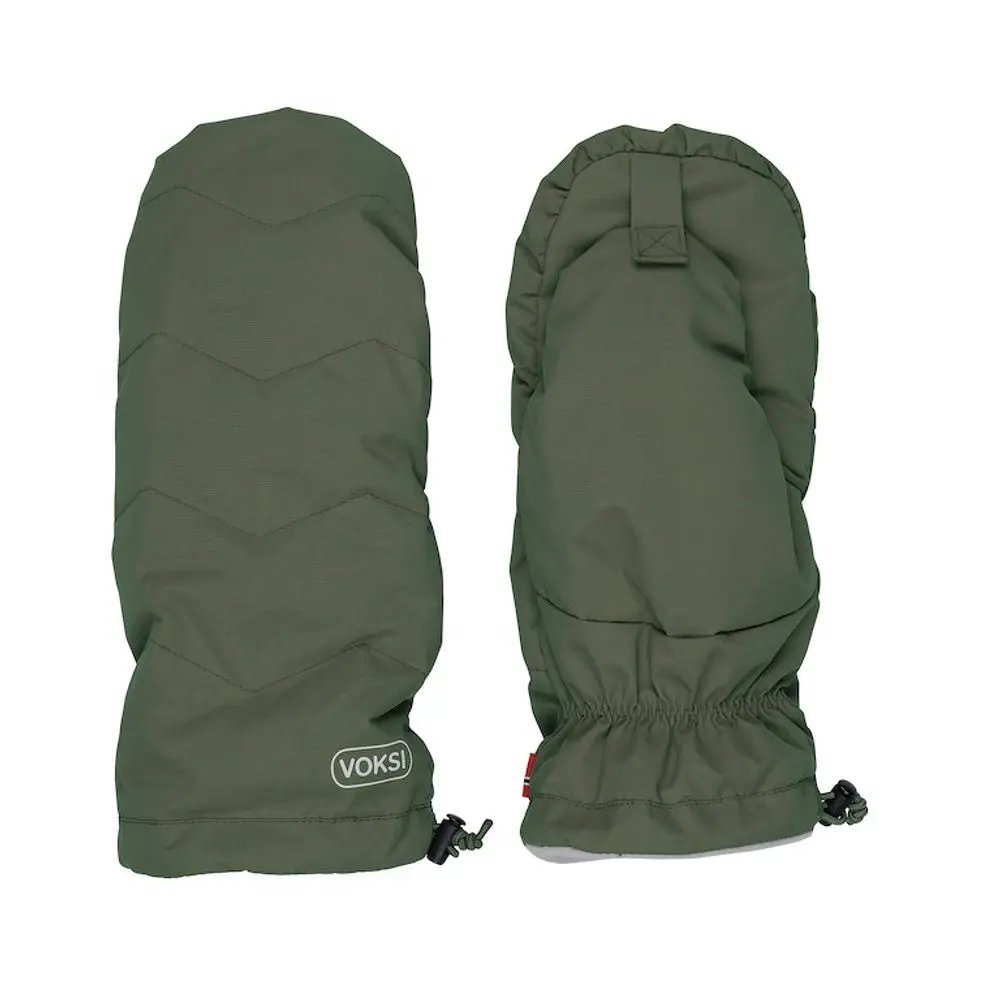 Voksi rukavice na kočárek thyme green light grey