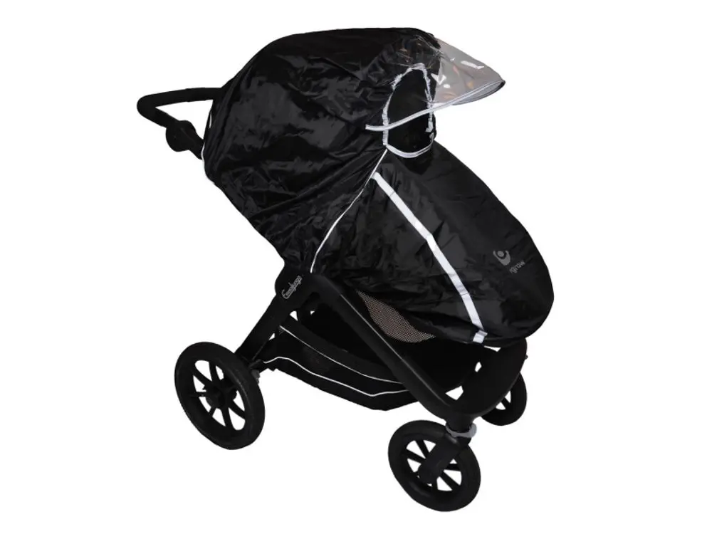 EasyGrow Pláštěnka na kočárek univerzální Black
