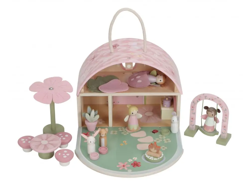 Little Dutch Domeček pro víly dřevěný přenosný Fairy Garden