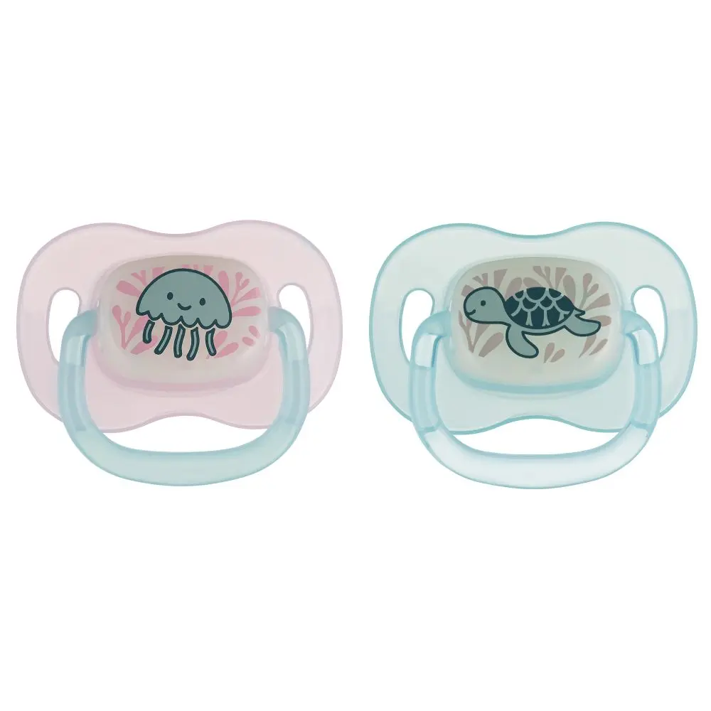 Canpol babies Dudlík svítící silikonový třešinka 0-6m LOVE&SEA