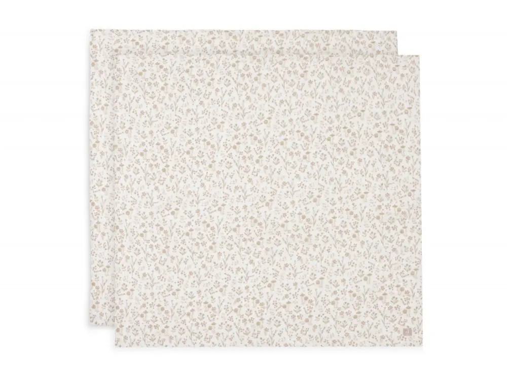 Jollein Pleny zavinovací 2ks 115x115 cm Bloomy