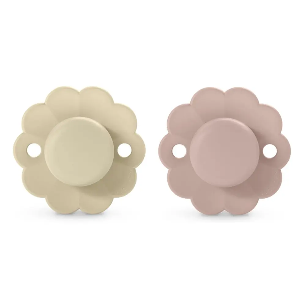 Suavinex Dudlík SX PRO fyziologický 2 KS WONDER 0/6m - Whitecap Gray + Pale Mauve