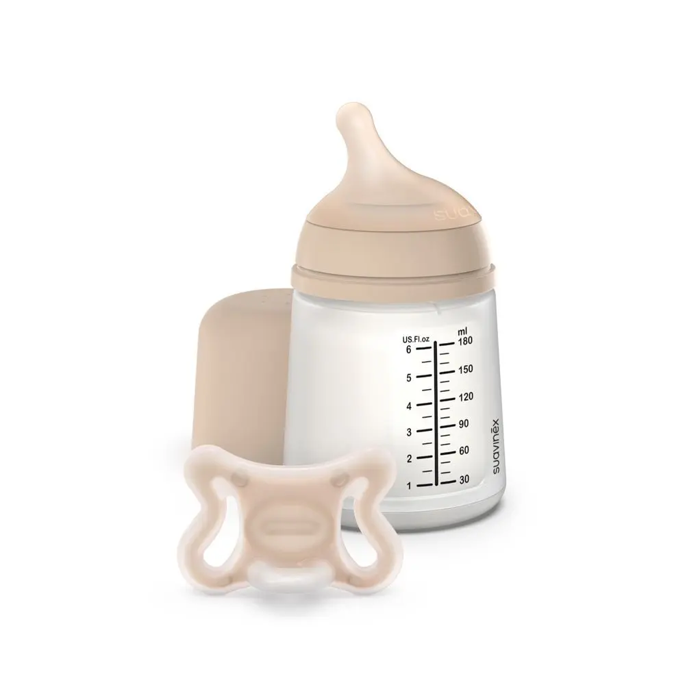 Suavinex SADA ANTIKOLIKOVÁ Zerø.Zerø™ LIGHT LÁHEV 180 ml A + dudlík Zerø.Zerø™