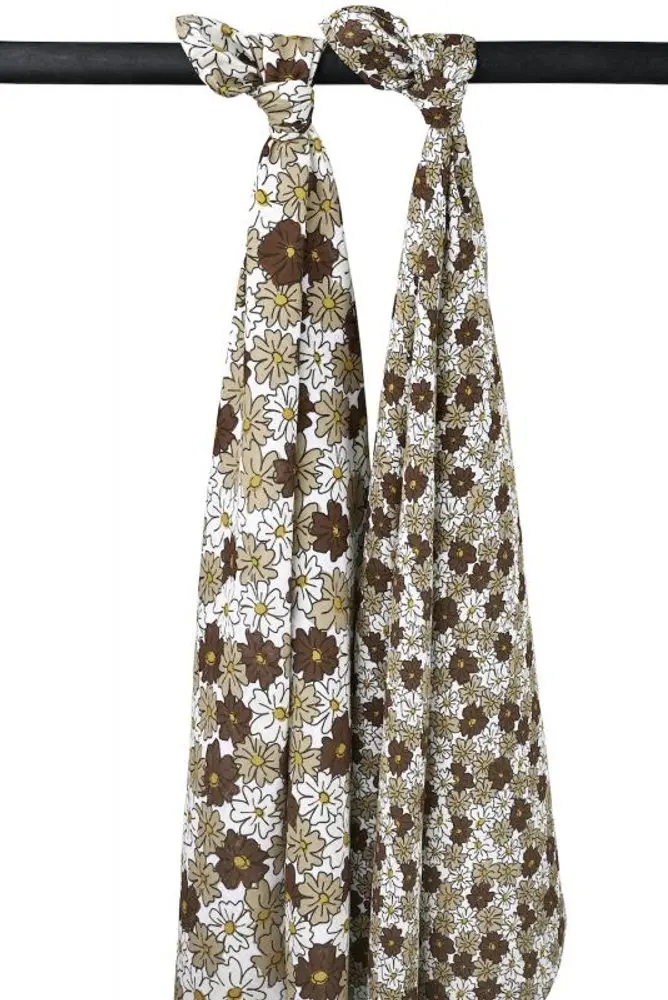 Meyco Pleny 2-balení Vintage flower Taupe
