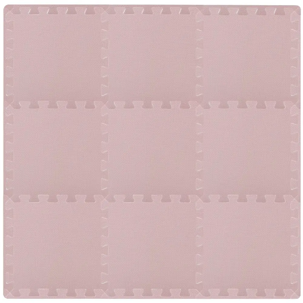 Rialto Baby Hrací podložka puzzle s okrajem Light Pink 92x92 cm