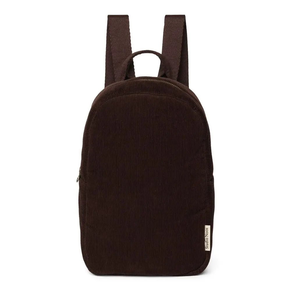 Studio Noos RIB puffy Mini BACKPACK - batůžek Dark Brown