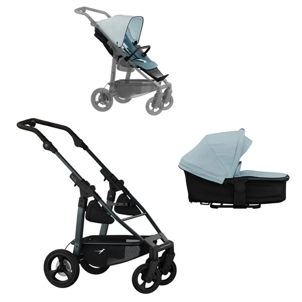 TFK mono 4 Air Chamber Wheel + sportovní sedačka + korba Dual Blue