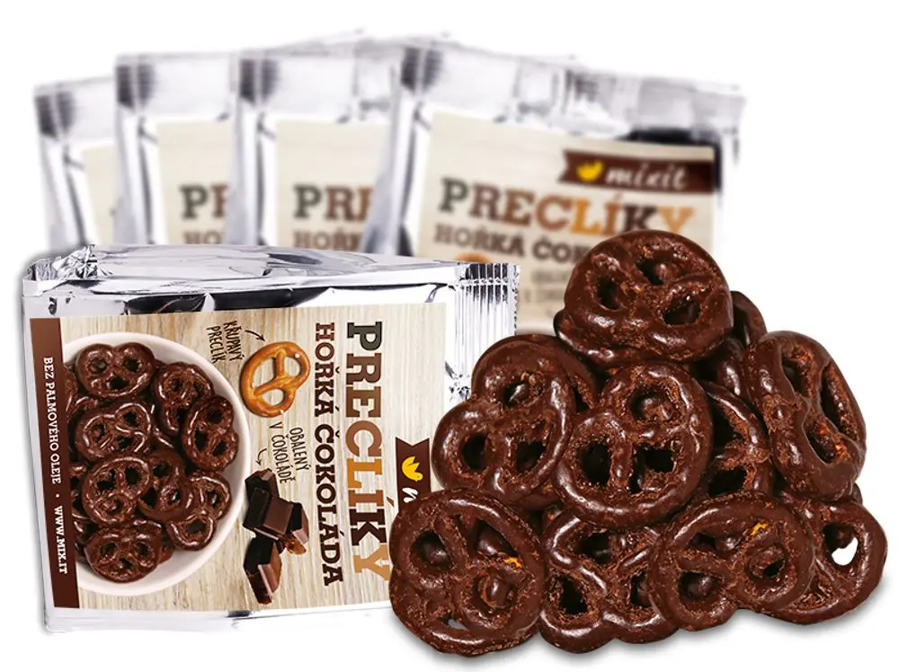 Mixit Preclíky do kapsy - Hořká čokoláda (70g)