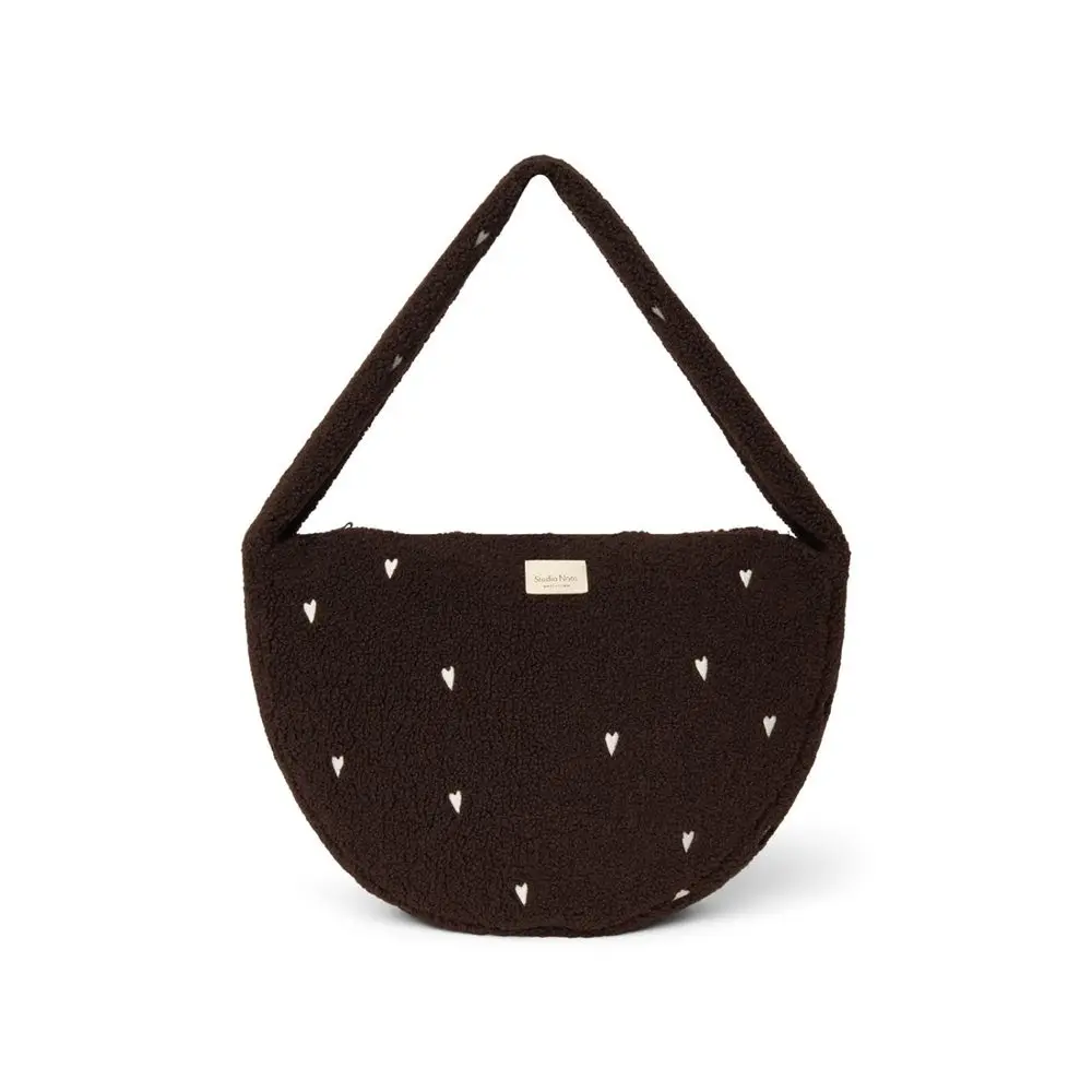 Studio Noos Teddy Cross Body Bag Chocolate Hearts