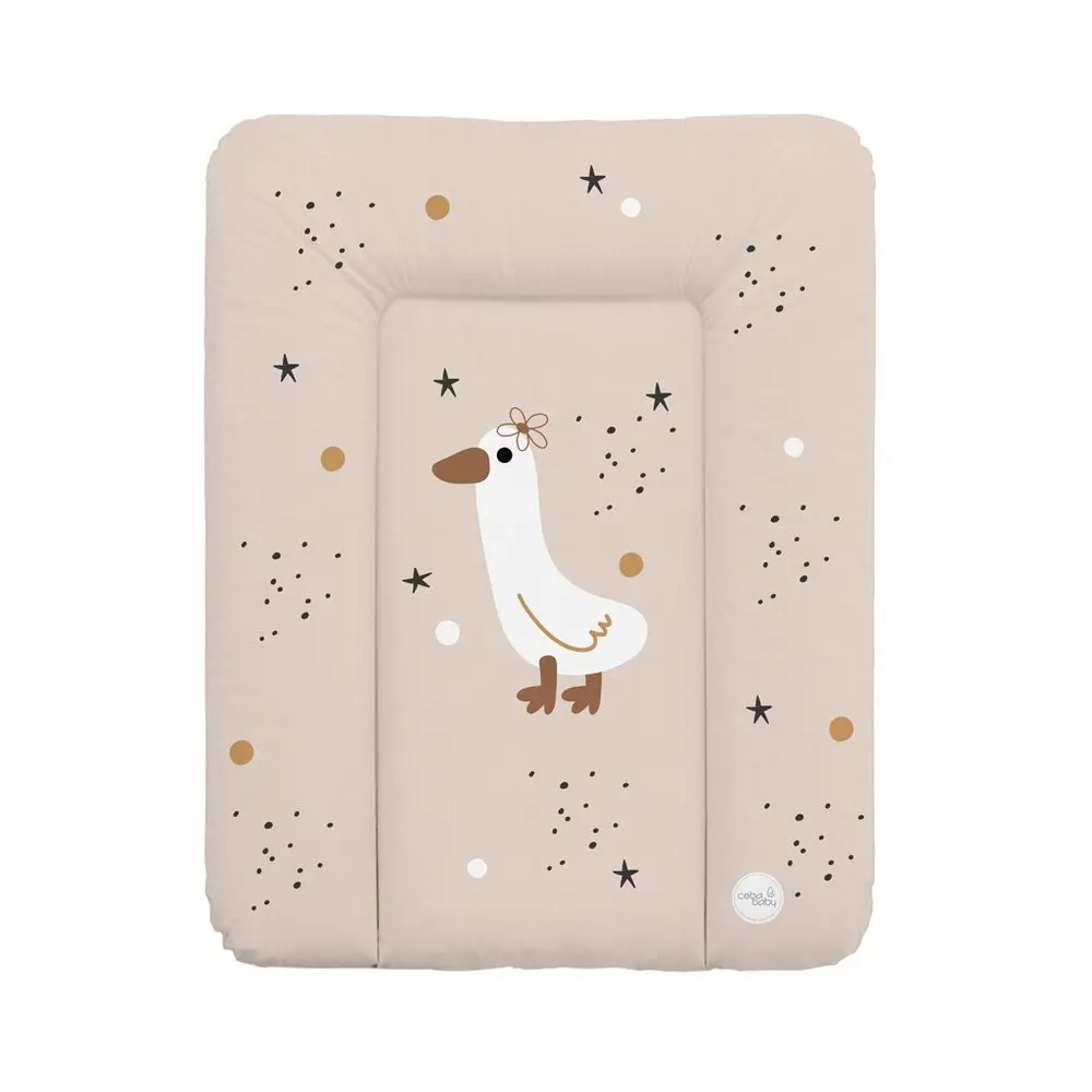 CEBA BABY Podložka přebalovací měkká malá (50x70) Basic Star Duck