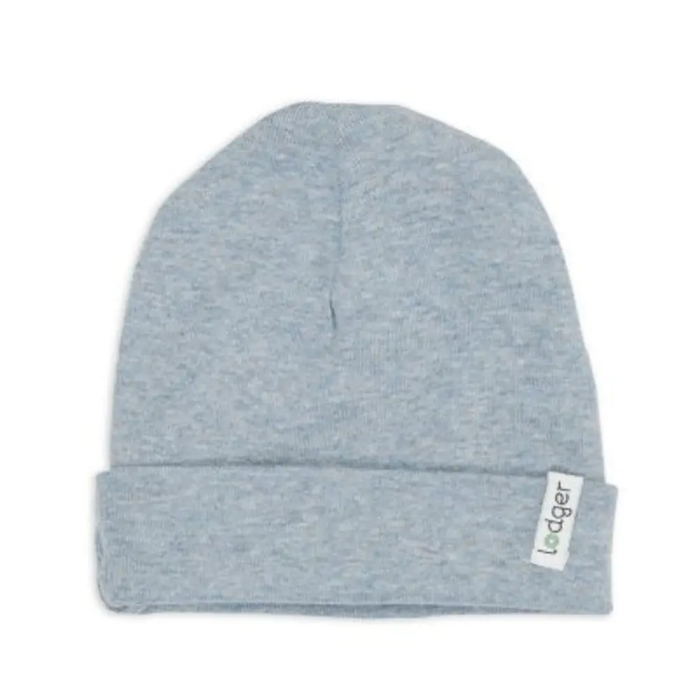 LODGER Čepice Melange Blue Fogg vel. 0 - 6 měsíců
