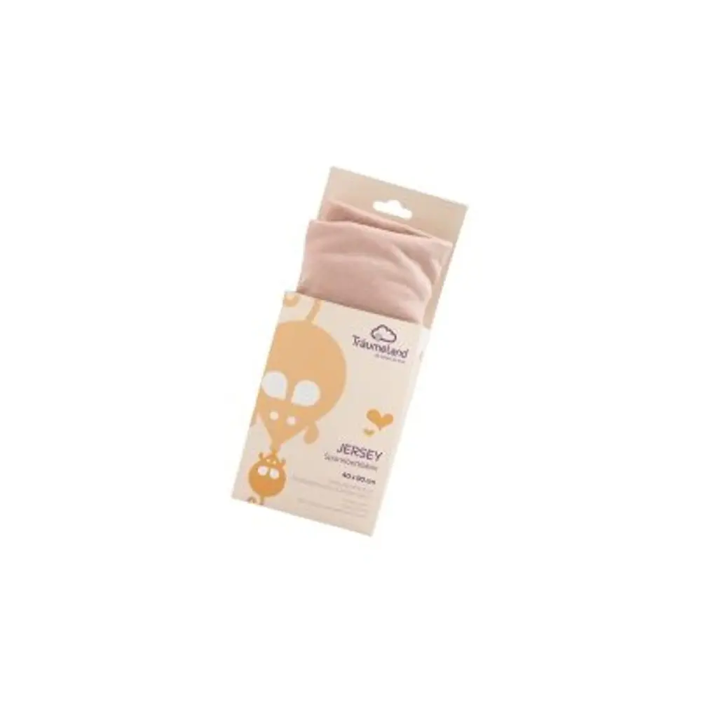 TRÄUMELAND prostěradlo jersey 40 x 90 Rose Smoke