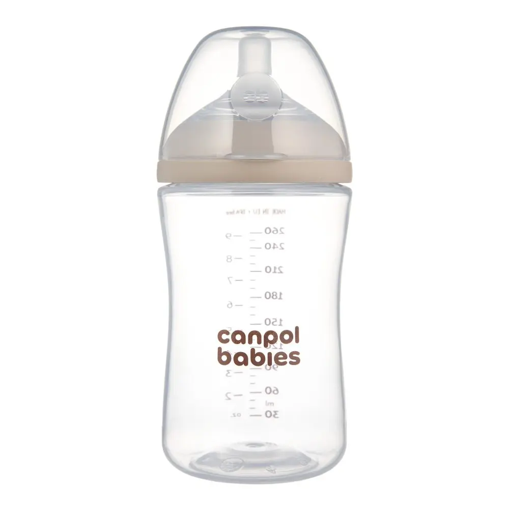 CANPOL BABIES Láhev antikoliková Natural shape 260ml