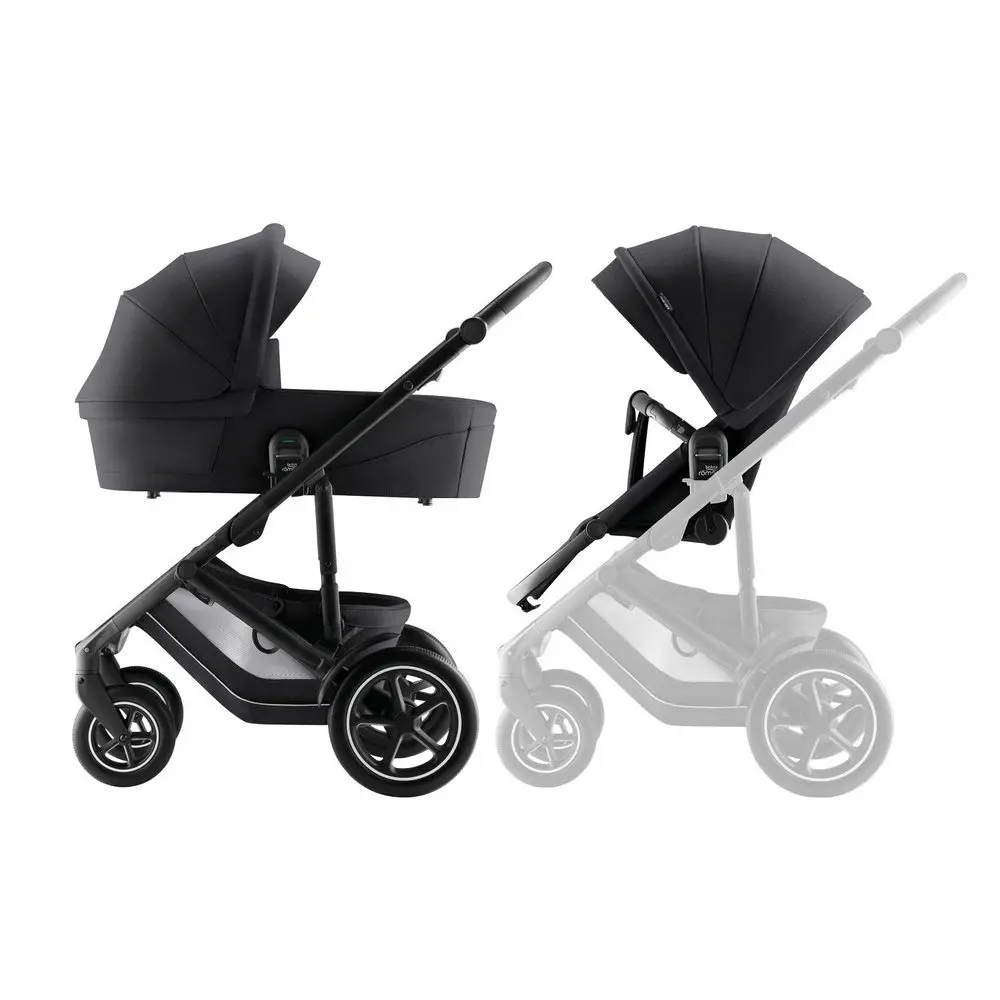 BRITAX-RÖMER Set kočárek Smile 5Z + hluboká korba Style - Carbon Black