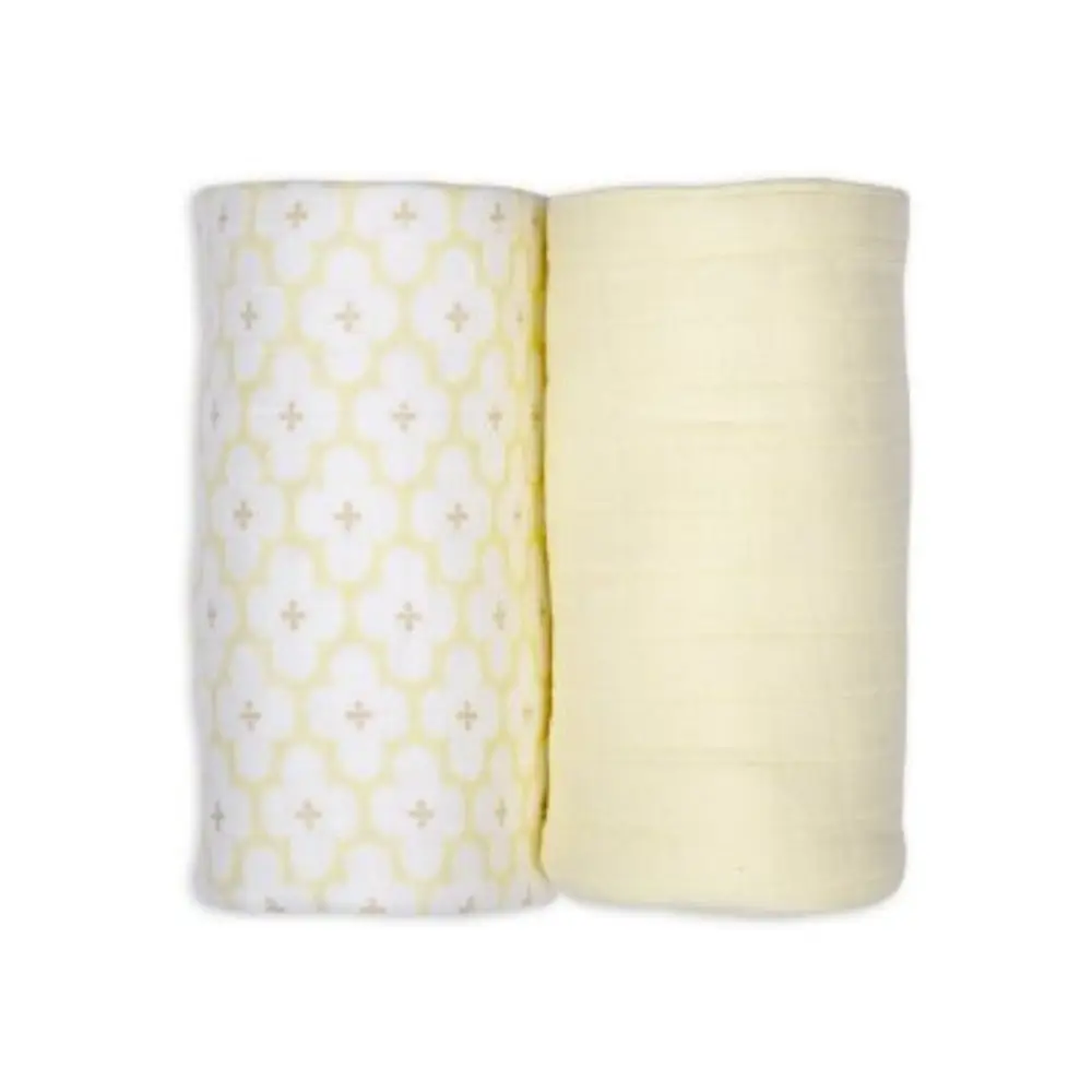 LODGER Swaddler Solid Matcha 2balení 110 x 110 cm Butter