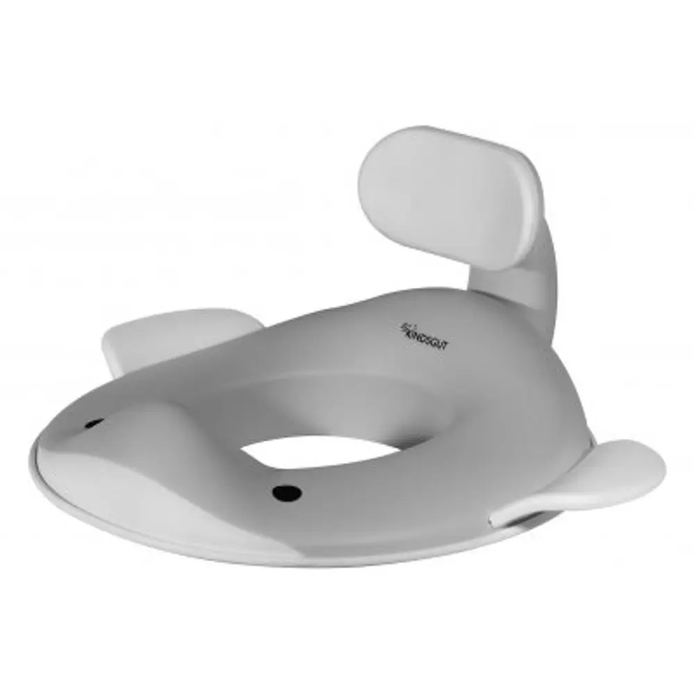 Tmavě šedé dětské WC sedátko Dark grey – Kindsgut
