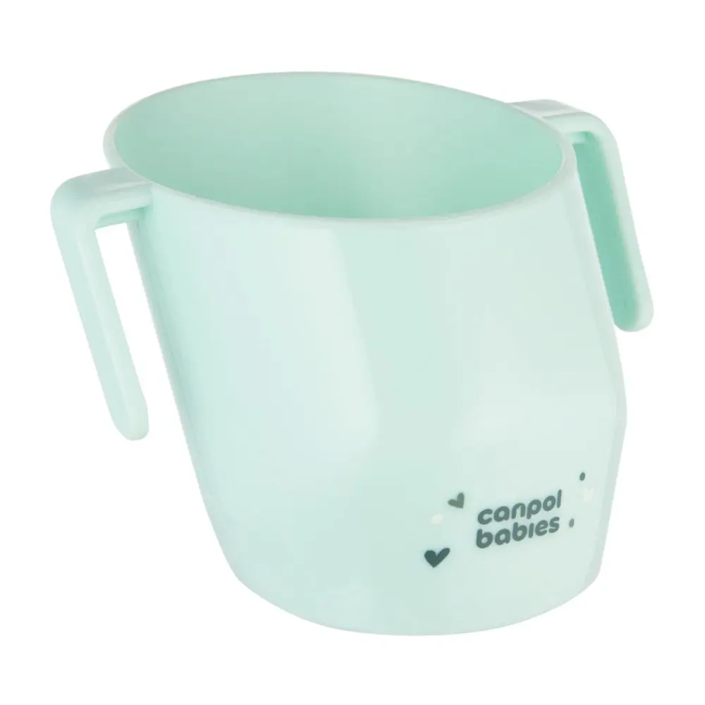 Canpol babies Hrneček tréninkový SMART 180 ml 12m+ tyrkysový