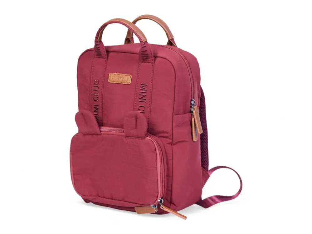 Childhome Dětský batoh Mini Club Signature Burgundy