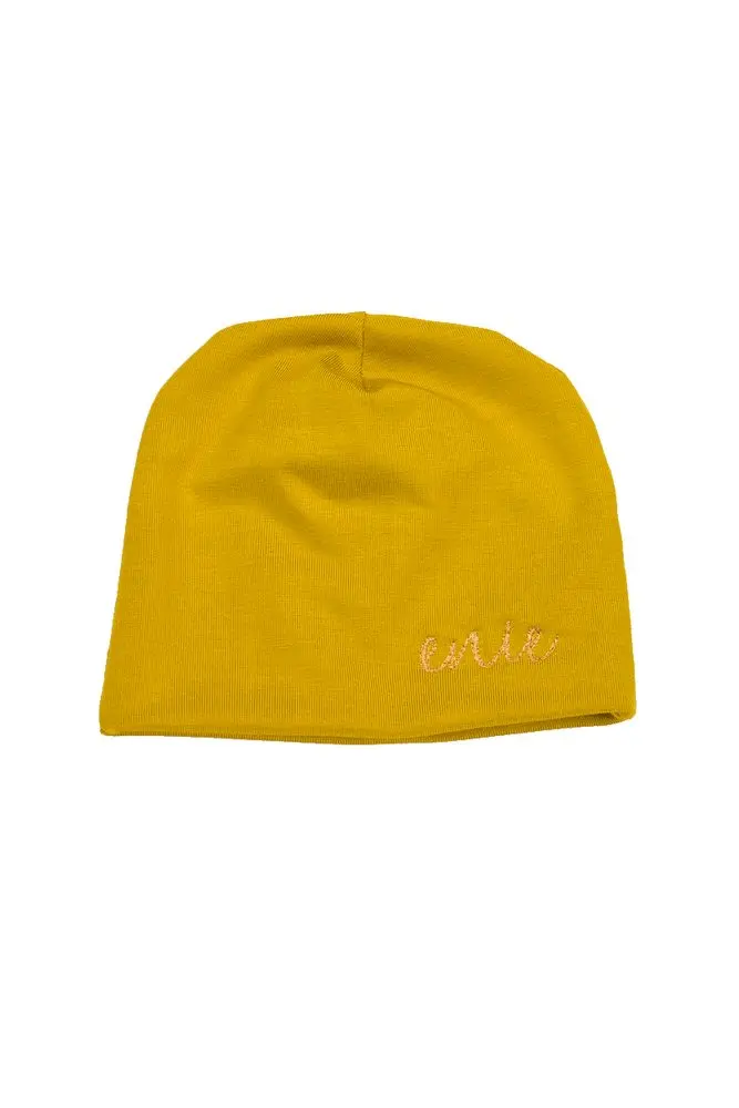 enie baby Dětská čepice 12-16m karamel