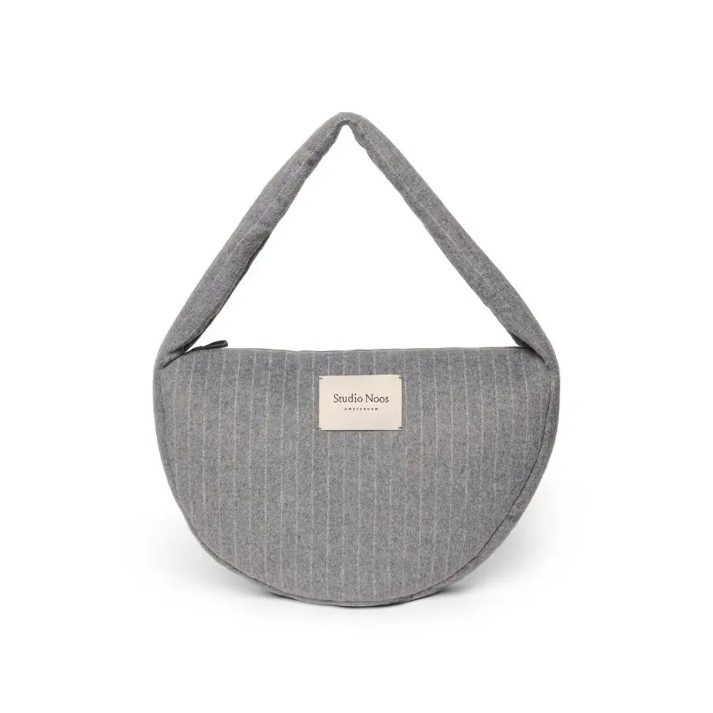 Studio Noos Flannel Chalkstripe Cross Body bag Light Grey