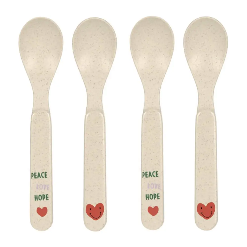 Lässig Spoon Set PP/Cellulose Happy Rascals Heart lavender