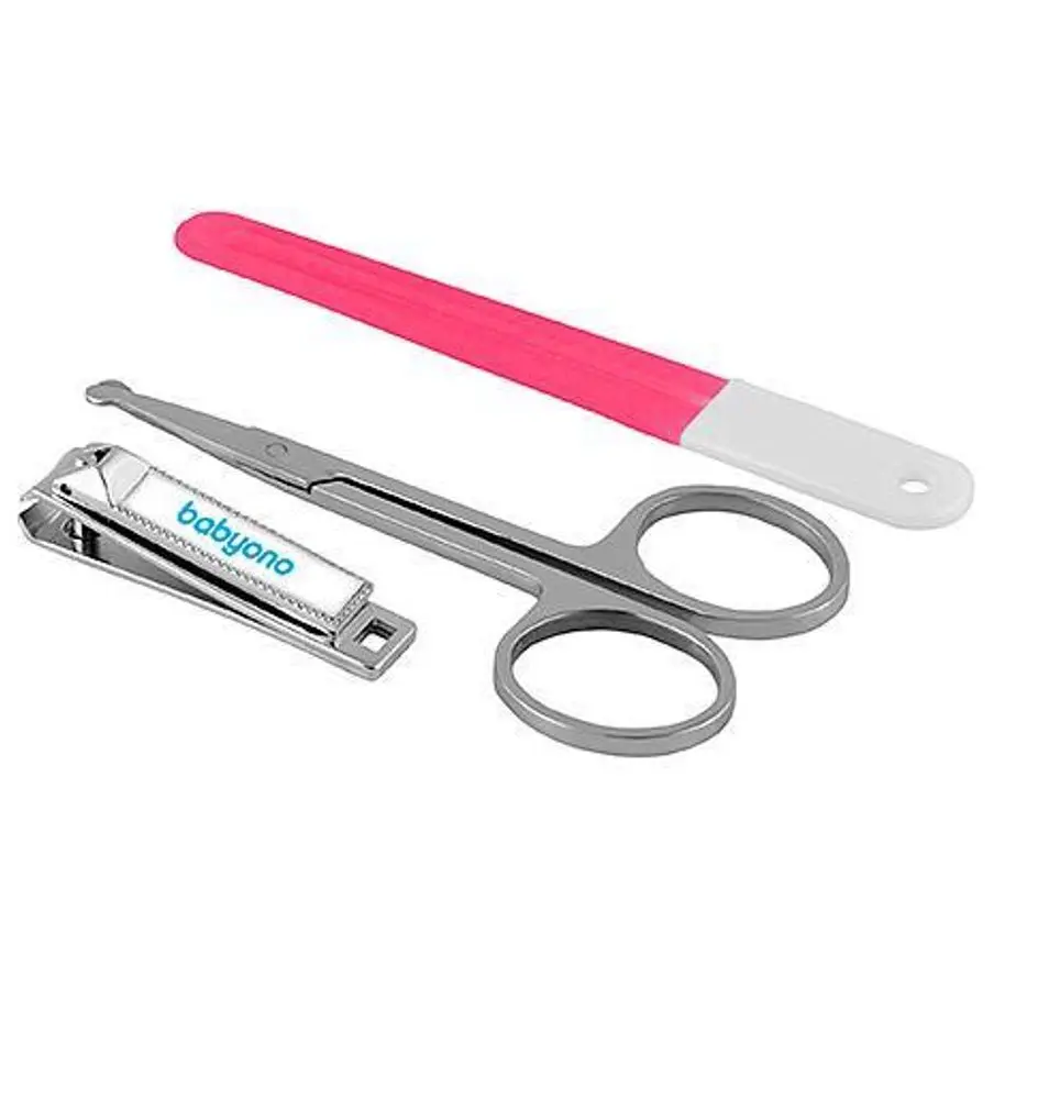 BABYONO Set dětská manikúra červená - BABYONO Set dětská manikúra červená