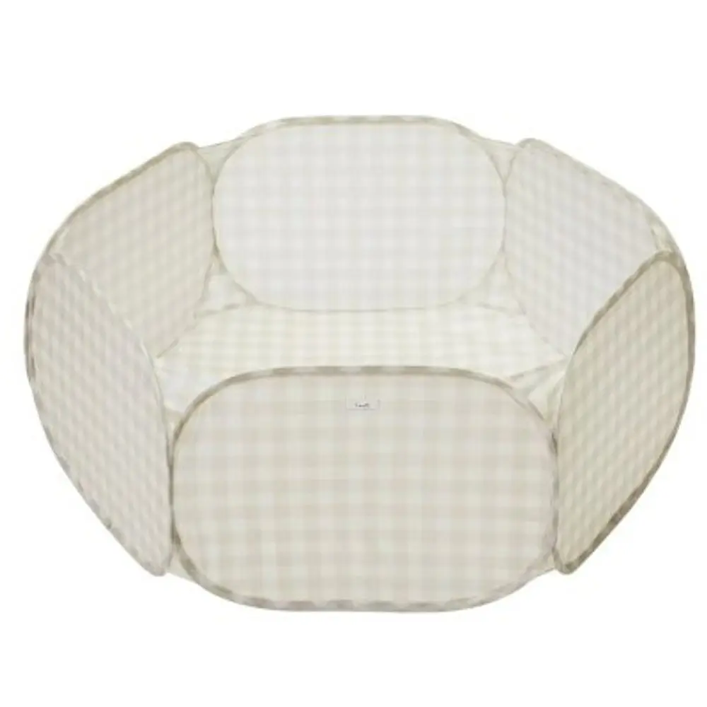 3 SPROUTS Suchý bazének Recycled Gingham/Beige