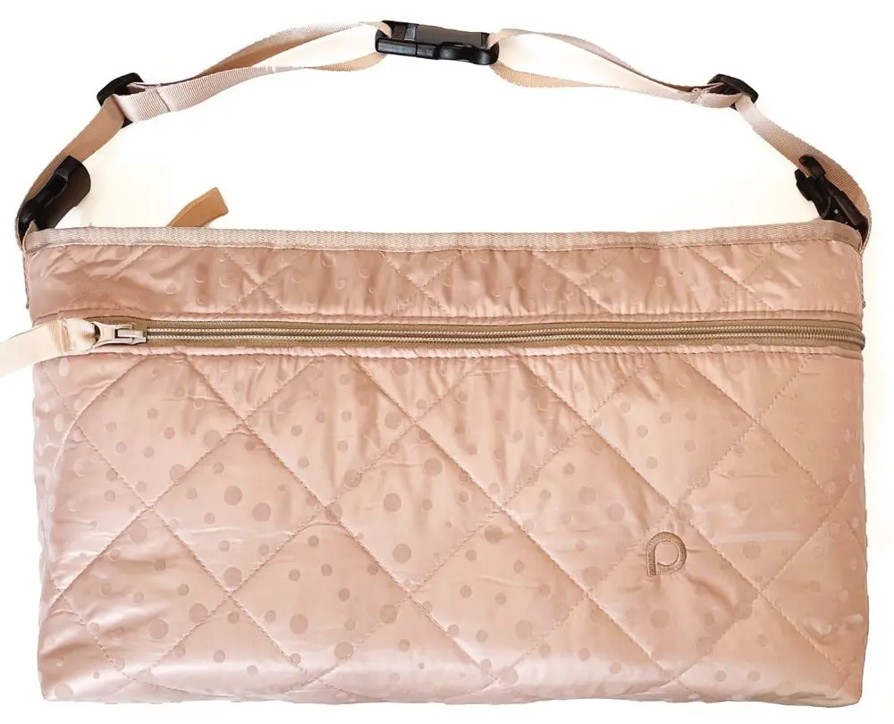 PINKIE organizér Soft Pink Dots s přední kapsou-L