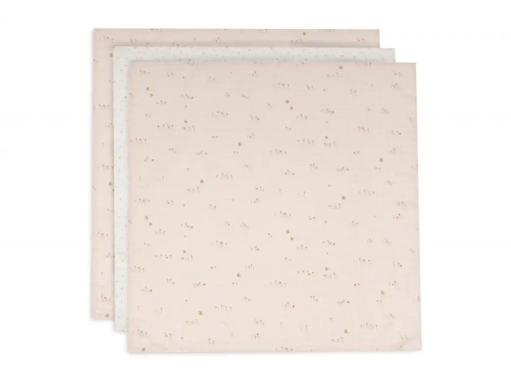 Jollein Pleny 3 ks 70x70 cm Pretty Picnic