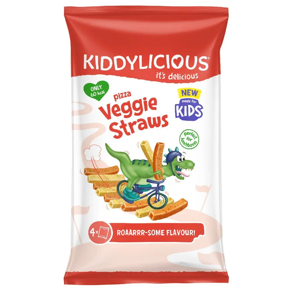 Kiddylicious tyčinky multipack - s příchutí pizza (4x12g)