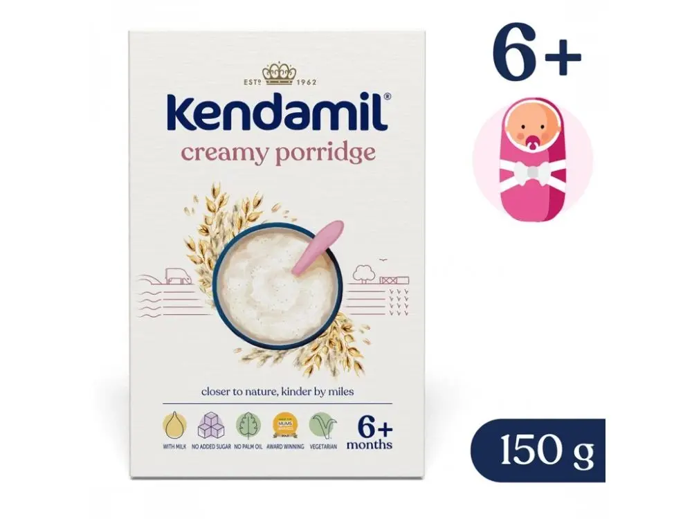 Kendamil mléčná krémová ovesná kaše (150 g)