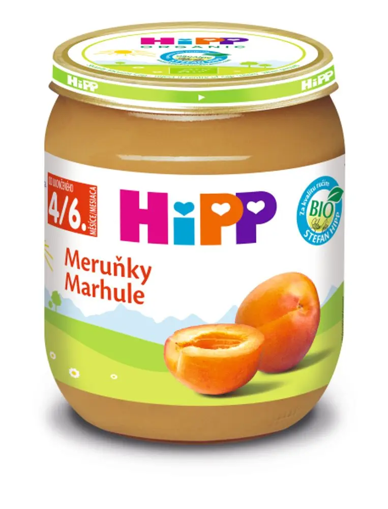 HiPP Meruňky BIO 4/6m 125g
