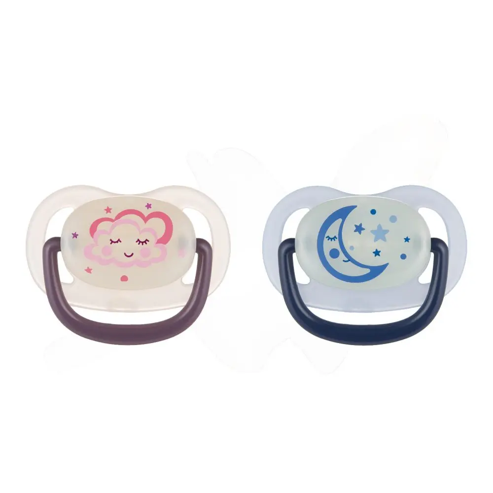 Canpol babies Dudlík silikonový anatomický NIGHT DREAMS 0-6m 1ks