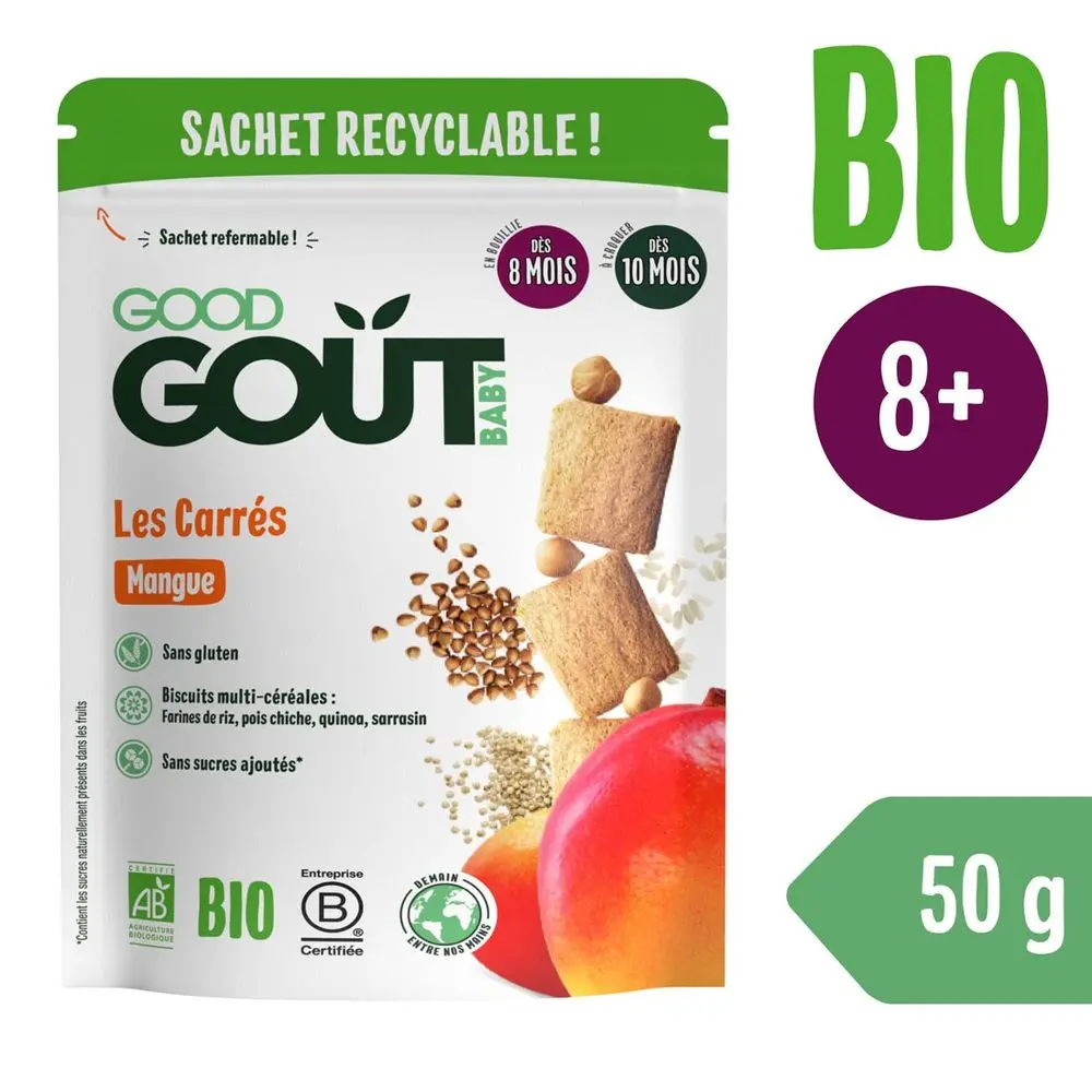 GOOD GOUT Mangové polštářky BIO 50 g