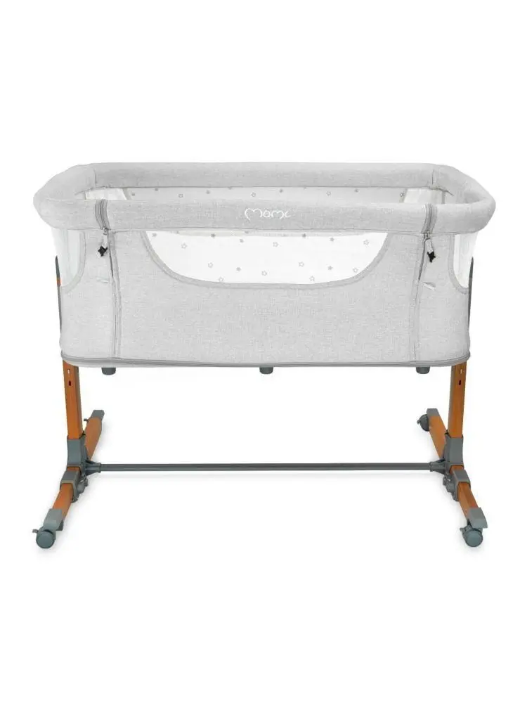 MoMi Postýlka SMART BED 4v1 světle šedá