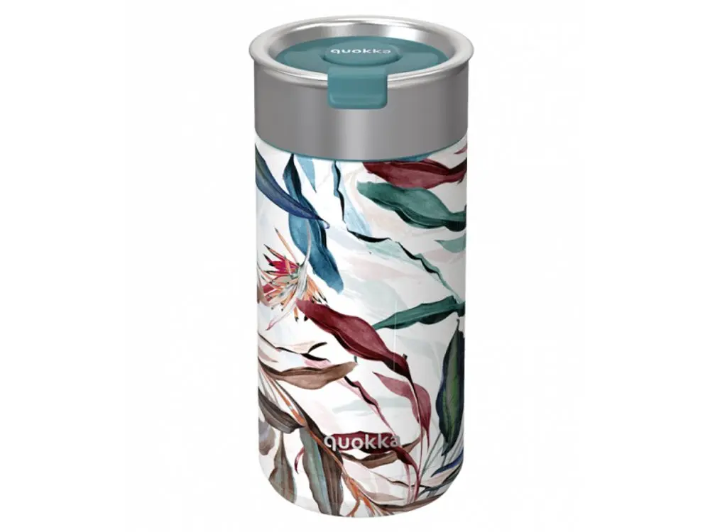 Quokka Nerezový termohrnek se sítkem Boost: Bouquet 400ml