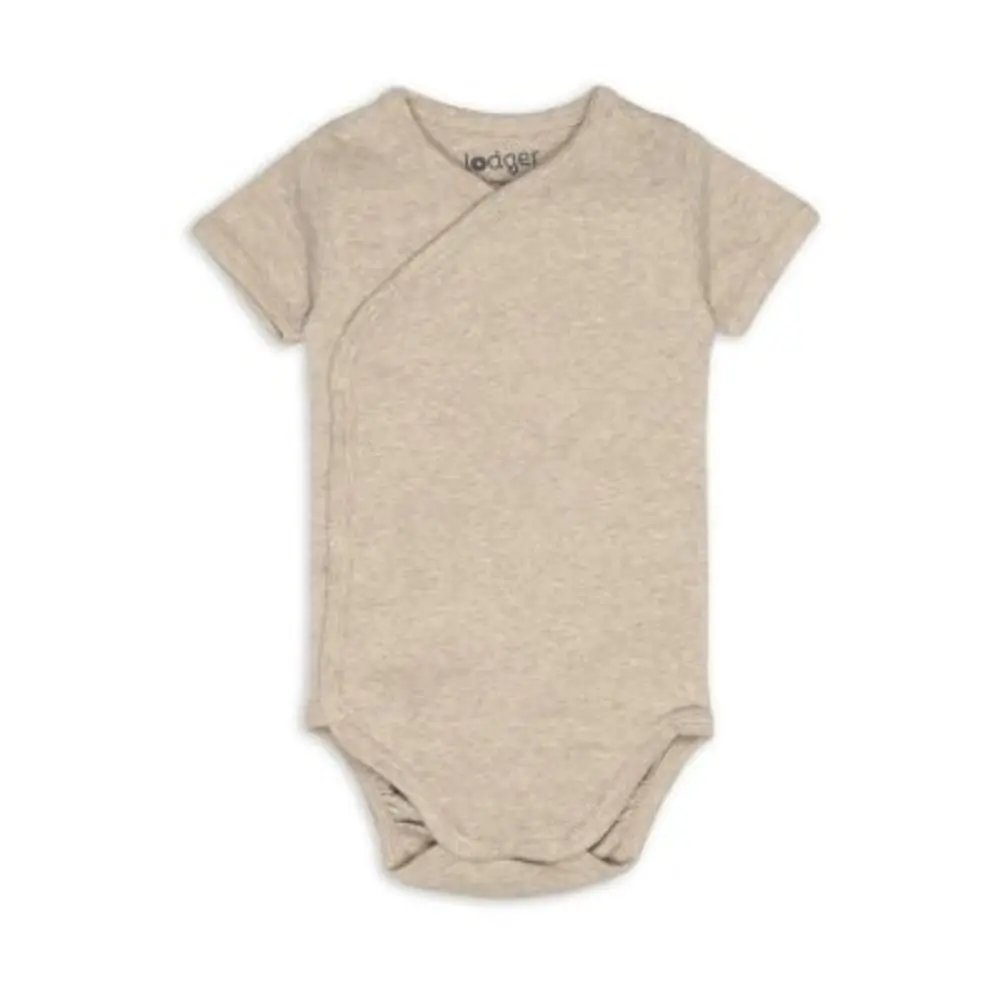 LODGER Body s krátkým rukávem Melange Beige vel. 74