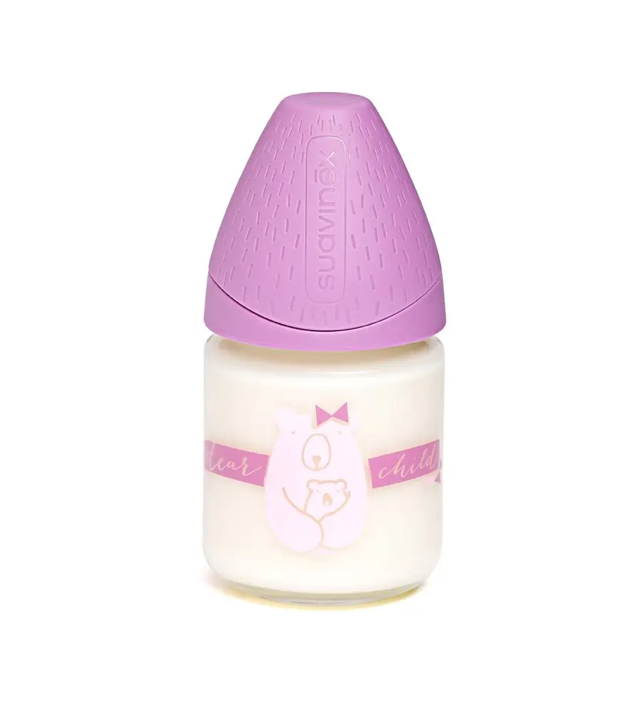 Suavinéx skleněná anatomická láhev MFL 120ml -