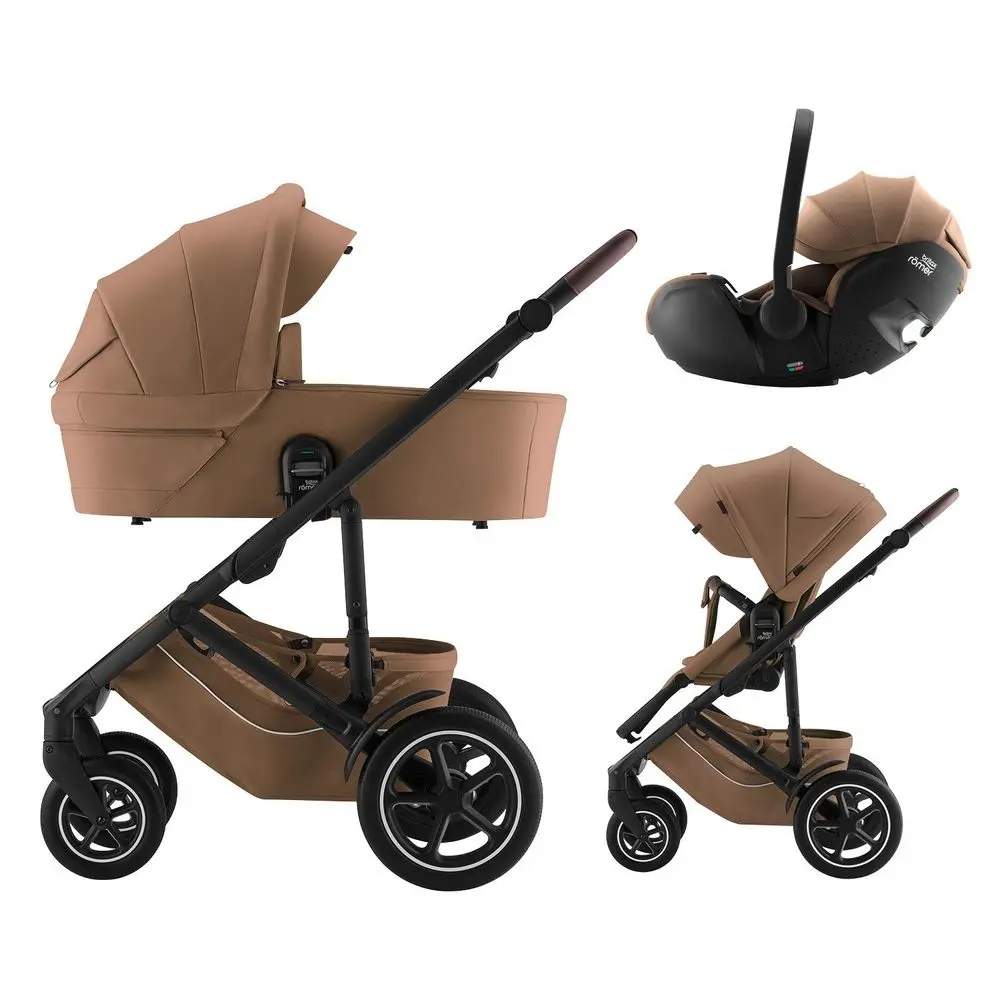 BRITAX Set kočárek Smile 5Z + hluboká korba + autosedačka Baby-Safe PRO Lux -