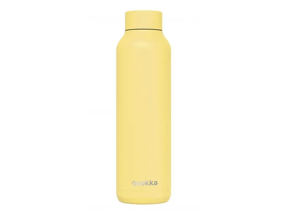 Quokka Nerezová termoláhev Solid Light Yellow 630 ml