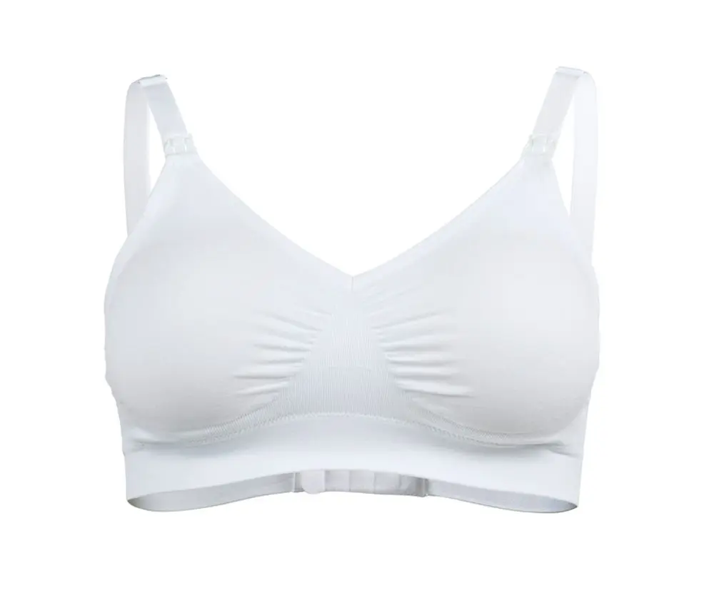 Medela Comfy těhotenská a kojicí podprsenka - bílá S