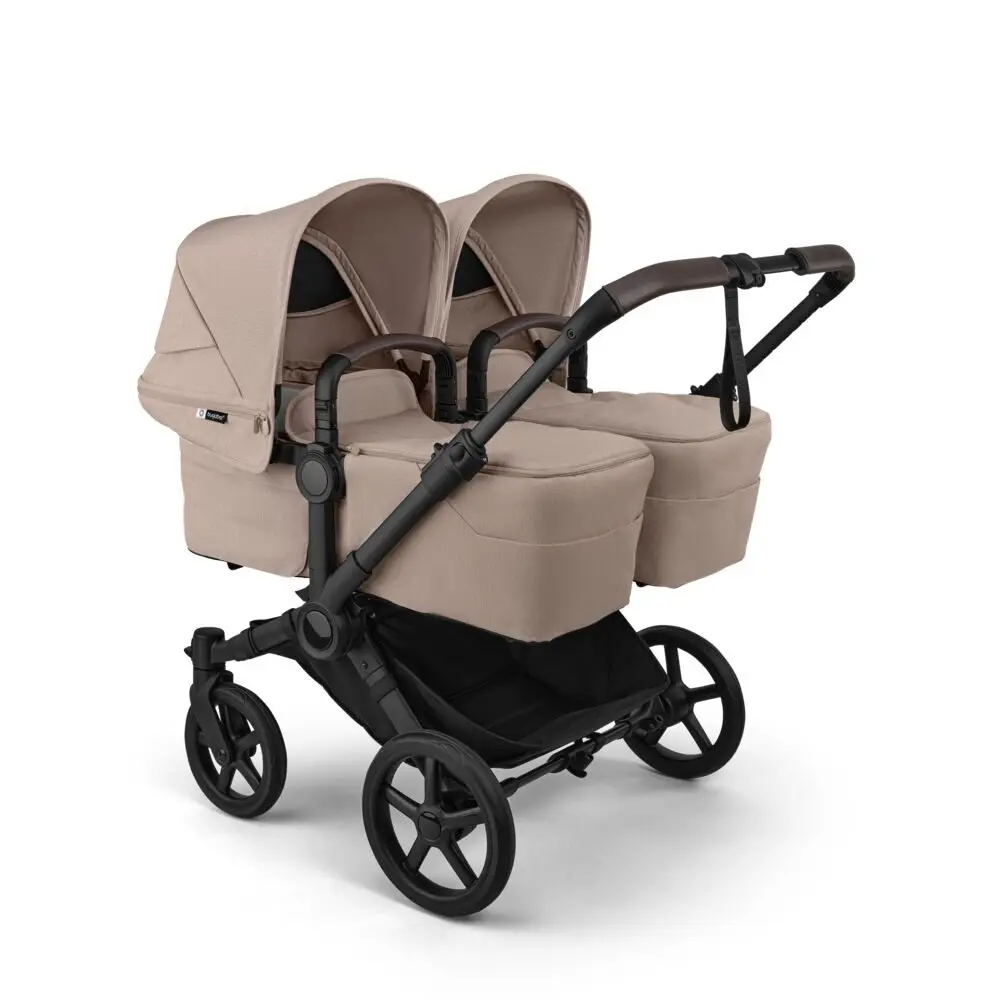 Bugaboo Donkey 6 Twin - Black/Desert Taupe