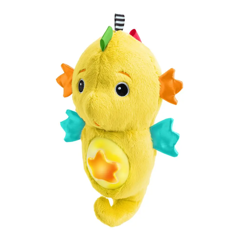 BABY EINSTEIN Hračka uklidňující se senzorem pláče mořský koník žlutý Sea Dreams Seahorse™ 0m+ - BABY EINSTEIN Hračka uklidňující se senzorem pláče mořský koník