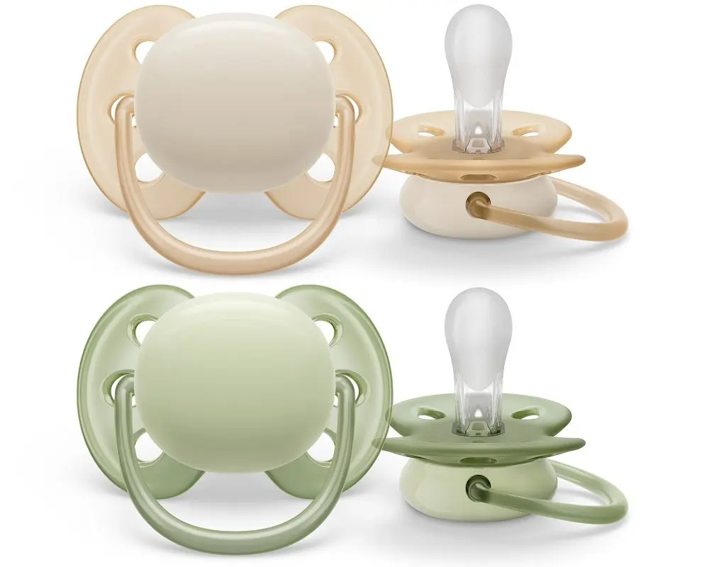 Philips AVENT Šidítko Ultrasoft Premium neutral 0-6m 2ks - chlapec