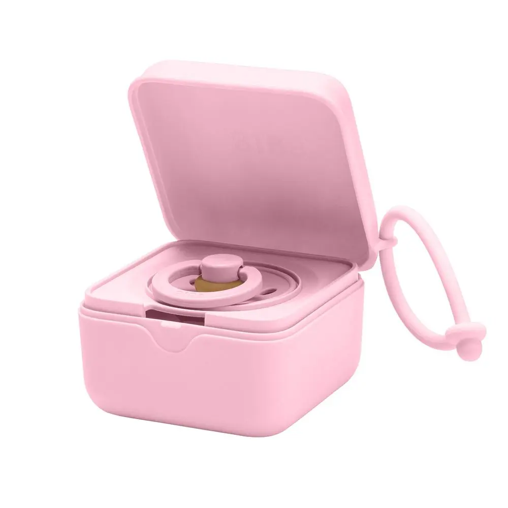 BIBS Krabička na dudlíky - Baby Pink