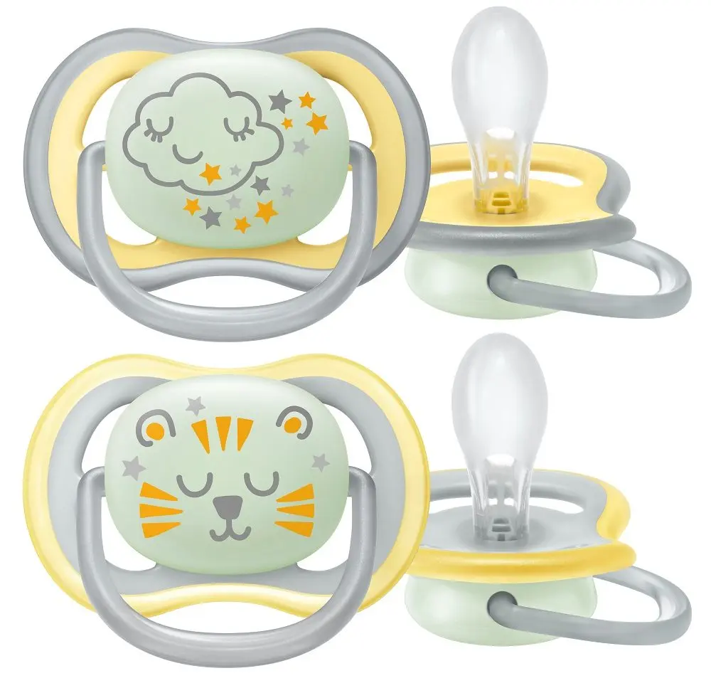 Philips AVENT Šidítko Ultra air noční 18m+, 2 ks
