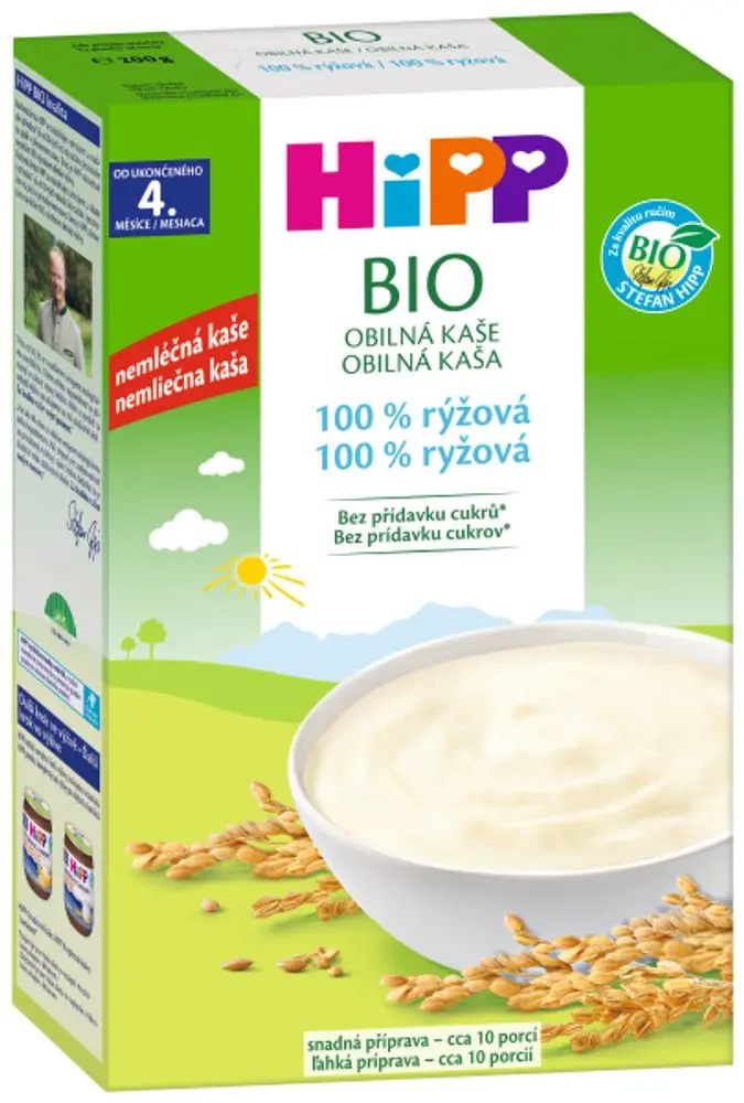 HiPP BIO Obilná kaše 100% rýžová 200g