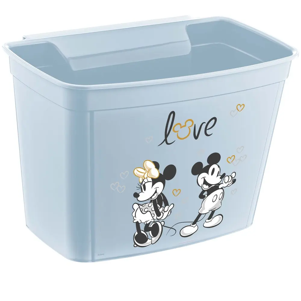 KEEEPER Odpadkový koš na přebalovací kout závěsný "Mickey" - Kouřově modrá